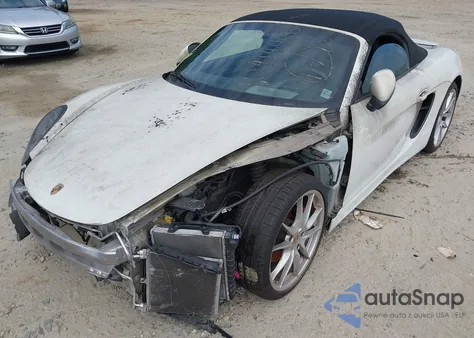 2015 Porsche Boxster из США, поврежденный, VIN WP0CA2A80FS120405